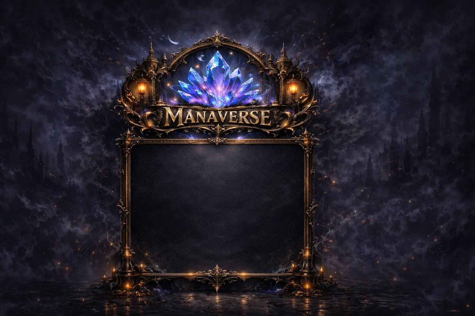 The Manaverse crystal frame
